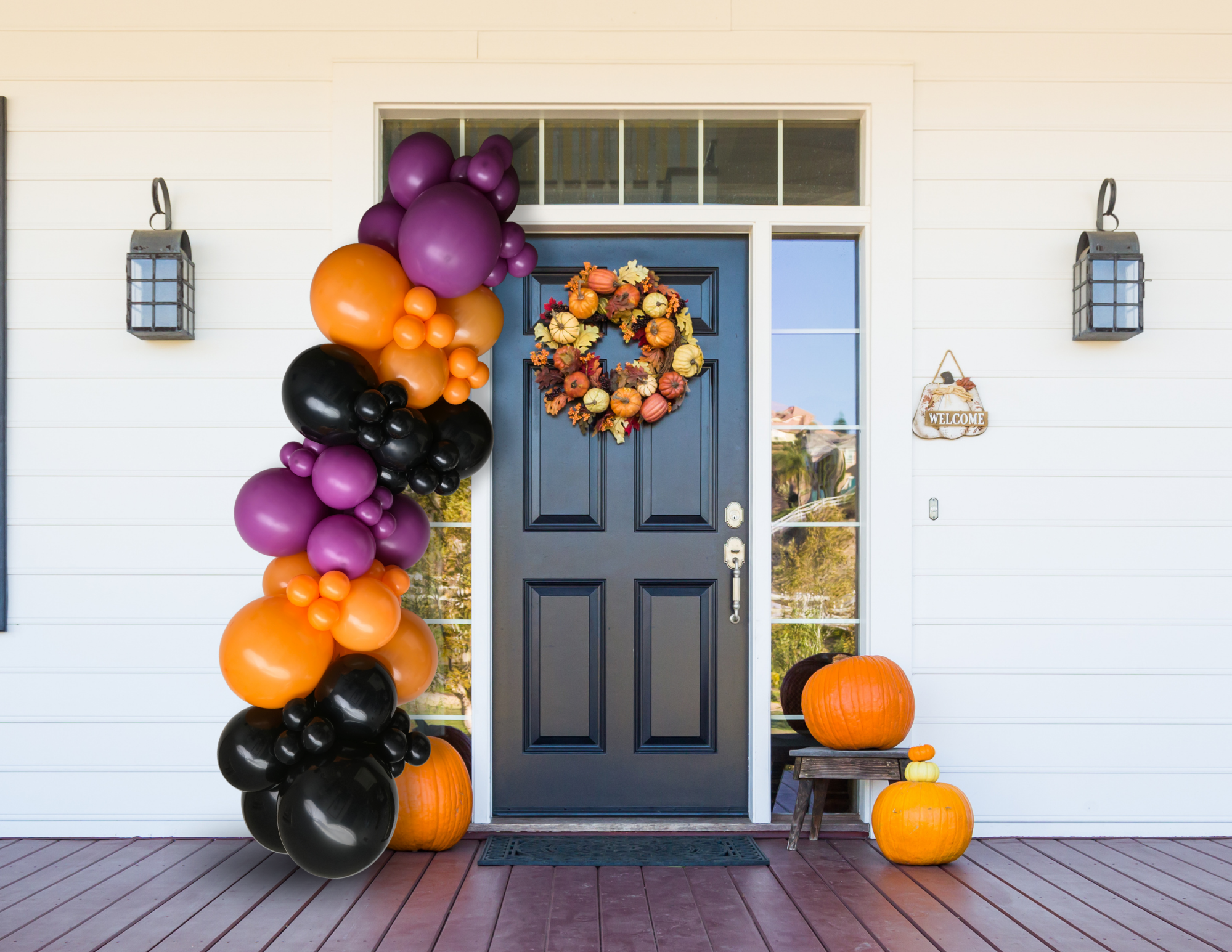 6' Balloon Garland – Inflated; CLASSIC HALLOWEEN