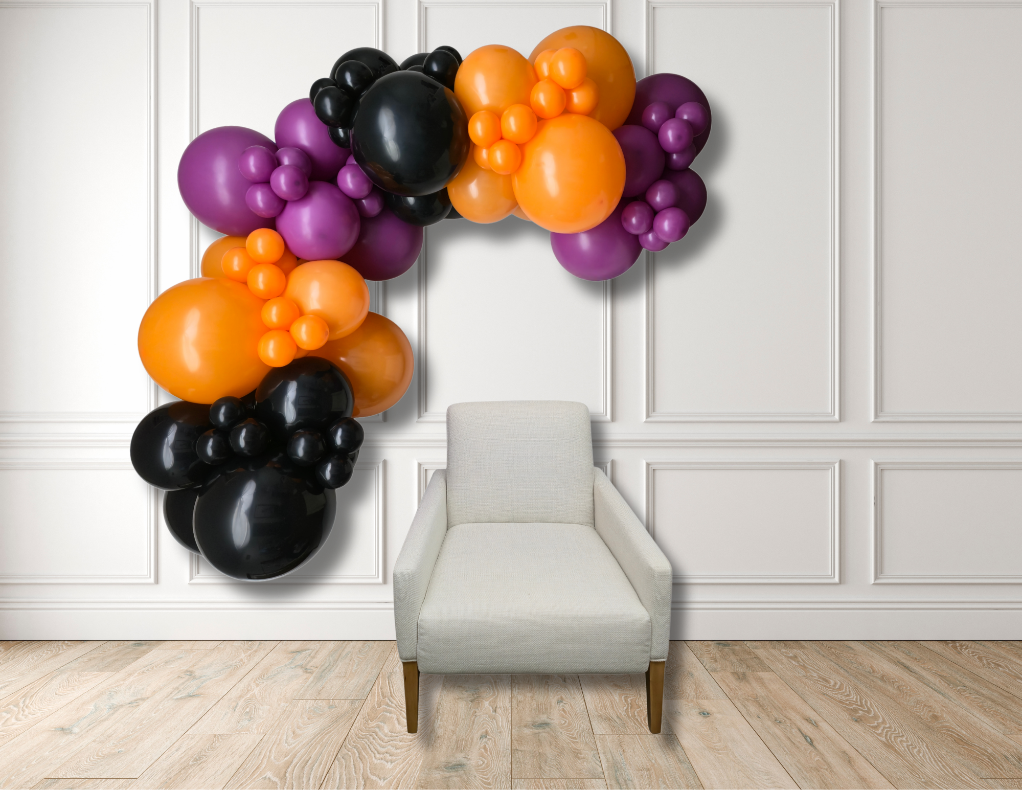 6' Balloon Garland – Inflated; CLASSIC HALLOWEEN